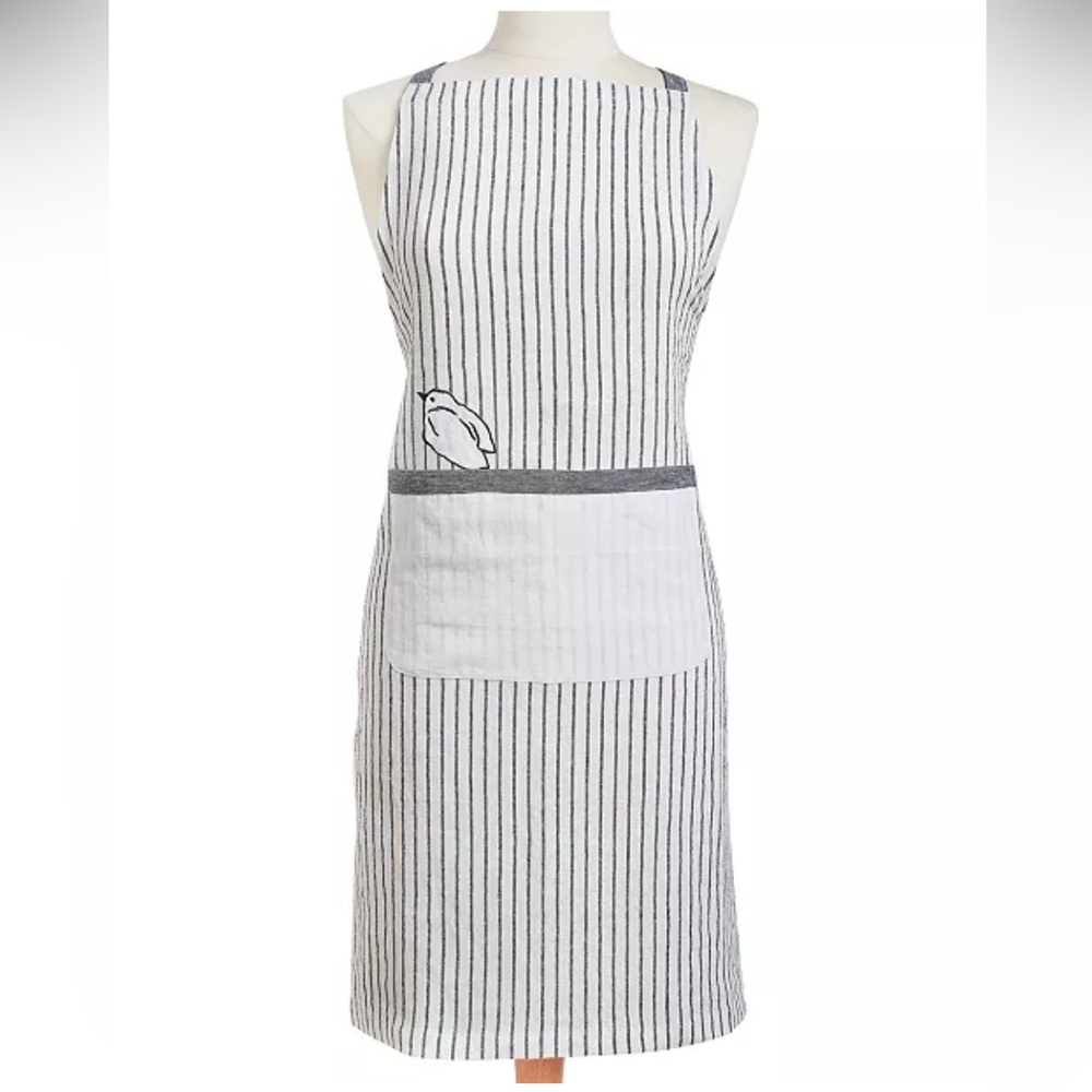 Modern Heirloom Martha Stewart Collection 100% linen apron NWT